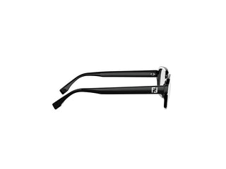 FENDI FF SQUARED FE50139I men Black Rectangle Eyeglasses
