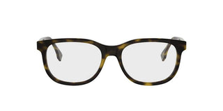 FENDI FINE FE50150I men Havana Squared Eyeglasses