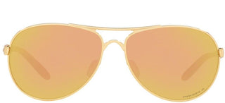Oakley FEEDBACK OO 4079 women Gold Pilot Sunglasses