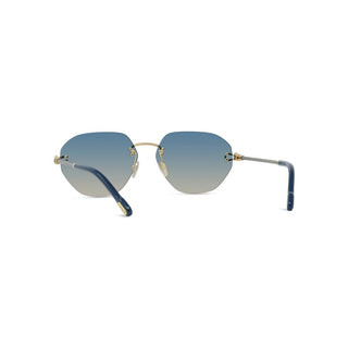 FRED Manille & Cable FG40078U men Gold Geometric Sunglasses
