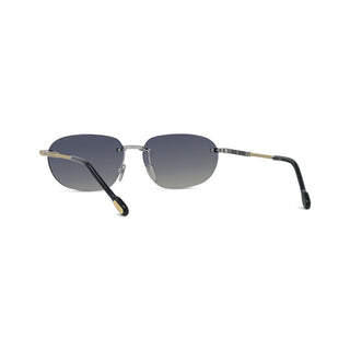 FRED Double Cable FG40081U men Silver Oval Sunglasses
