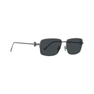 FRED Winch FG40082U men Silver Rectangle Sunglasses