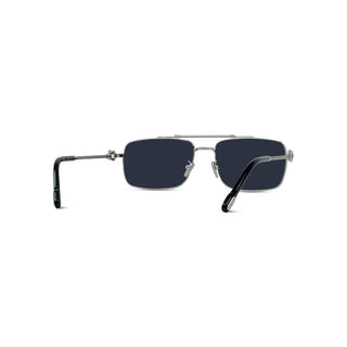 FRED Manille & Cable FG40087U men Silver Pilot Sunglasses