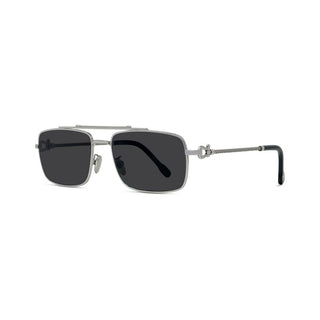 FRED Manille & Cable FG40087U men Silver Pilot Sunglasses
