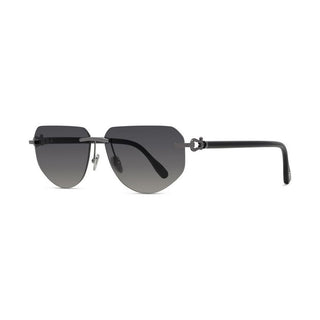 FRED Manille & Cable FG40088U men Silver Geometric Sunglasses