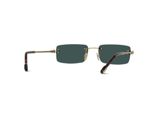 FRED Manille & Cable FG40092U unisex Gold Rectangle Sunglasses