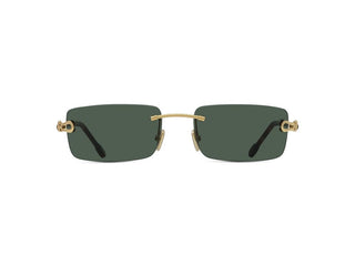 FRED Manille & Cable FG40092U unisex Gold Rectangle Sunglasses