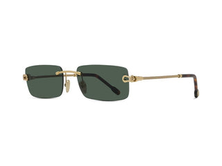 FRED Manille & Cable FG40092U unisex Gold Rectangle Sunglasses