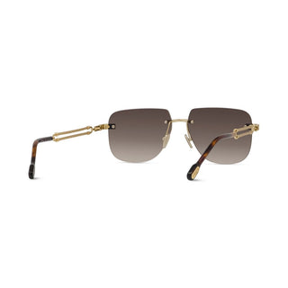 FRED Double Cable FG40096U men Gold Pilot Sunglasses