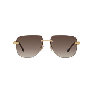 FRED Double Cable FG40096U men Gold Pilot Sunglasses