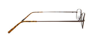 Flexon Flexon 603 Unisex Brown Rectangle Eyeglasses