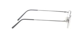 Flexon FLEXON 607 men Ruthenium Rectangle Eyeglasses