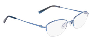 Flexon Flexon W3041 Women Blue Rectangle Eyeglasses