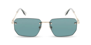 Police Force 8 Splq89 Unisex Rose Gold Rectangle Sunglasses