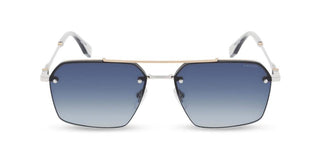 Police Force 9 Splq90 Men Rose Gold Pilot Sunglasses