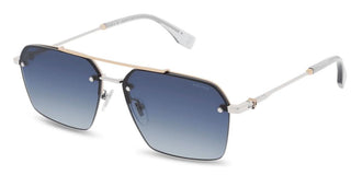 Police Force 9 Splq90 Men Rose Gold Pilot Sunglasses