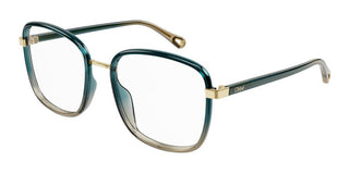 Chloé Franky Ch0034o Women Green Squared Eyeglasses