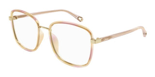 Chloé FRANKY CH0034O women Pink Squared Eyeglasses