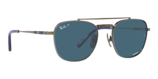 Ray-Ban FRANK II RB 8258 unisex Ruthenium Pilot Sunglasses