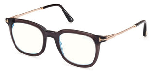 Tom Ford FT5904-B BLUE BLOCK men Black Squared Eyeglasses
