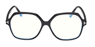 Tom Ford FT6062-B BLUE BLOCK unisex Black Geometric Eyeglasses