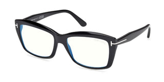 Tom Ford FT6065-B BLUE BLOCK unisex Black Butterfly Eyeglasses