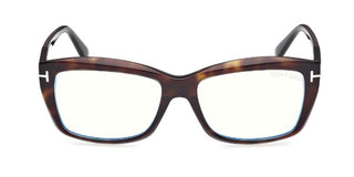 Tom Ford FT6065-B BLUE BLOCK unisex Havana Butterfly Eyeglasses