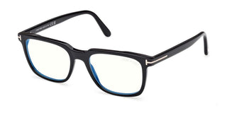 Tom Ford FT6080-B BLUE BLOCK men Black Geometric Eyeglasses
