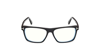 Tom Ford FT6170-B BLUE BLOCK unisex Black Geometric Eyeglasses