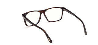 Tom Ford FT6170-B BLUE BLOCK unisex Havana Geometric Eyeglasses
