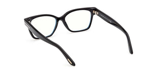 Tom Ford FT6171-B BLUE BLOCK women Black Rectangle Eyeglasses