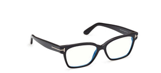 Tom Ford FT6171-B BLUE BLOCK women Black Rectangle Eyeglasses