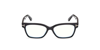 Tom Ford FT6171-B BLUE BLOCK women Black Rectangle Eyeglasses