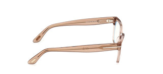 Tom Ford FT6171-B BLUE BLOCK women Brown Rectangle Eyeglasses