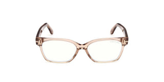 Tom Ford FT6171-B BLUE BLOCK women Brown Rectangle Eyeglasses