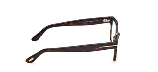 Tom Ford FT6171-B BLUE BLOCK women Havana Rectangle Eyeglasses