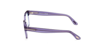 Tom Ford FT6171-B BLUE BLOCK women Violet Rectangle Eyeglasses