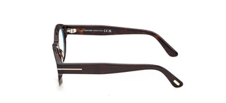 Tom Ford FT6172-B BLUE BLOCK women Havana Oval Eyeglasses