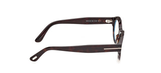 Tom Ford FT6172-B BLUE BLOCK women Havana Oval Eyeglasses