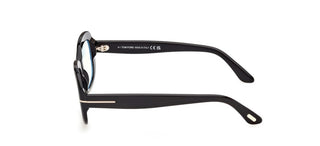 Tom Ford FT6174-B BLUE BLOCK women Black Rectangle Eyeglasses