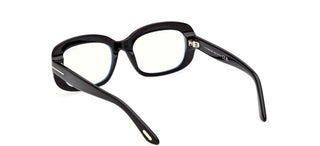 Tom Ford FT6174-B BLUE BLOCK women Black Rectangle Eyeglasses