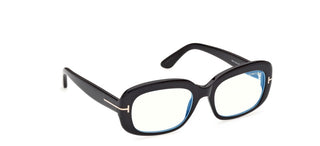 Tom Ford FT6174-B BLUE BLOCK women Black Rectangle Eyeglasses
