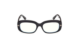 Tom Ford FT6174-B BLUE BLOCK women Black Rectangle Eyeglasses