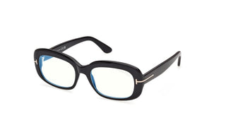 Tom Ford FT6174-B BLUE BLOCK women Black Rectangle Eyeglasses