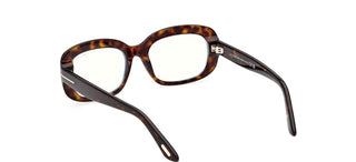 Tom Ford FT6174-B BLUE BLOCK women Havana Rectangle Eyeglasses