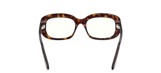 Tom Ford FT6174-B BLUE BLOCK women Havana Rectangle Eyeglasses