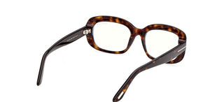 Tom Ford FT6174-B BLUE BLOCK women Havana Rectangle Eyeglasses