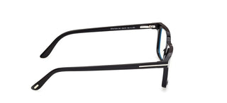 Tom Ford FT6175-B BLUE BLOCK men Havana Rectangle Eyeglasses