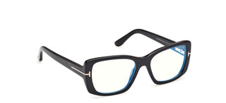 Tom Ford FT6176-B BLUE BLOCK women Black Cat Eye Eyeglasses