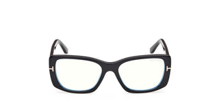 Tom Ford FT6176-B BLUE BLOCK women Black Cat Eye Eyeglasses